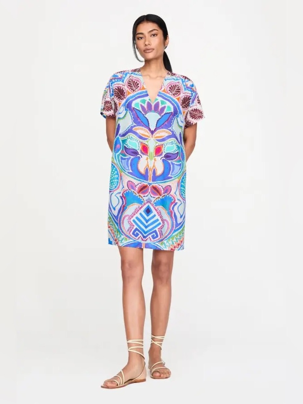 Marie Oliver Ollie Dress in Morpho Mosaic